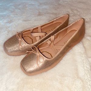 Copper Key Ballet Slippers size 3